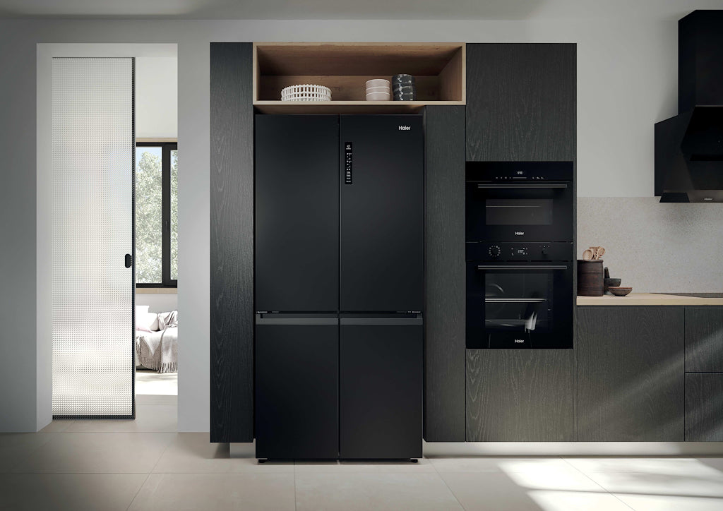 Haier HCR39F19ENPT Four Door French Style Fridge Freezer