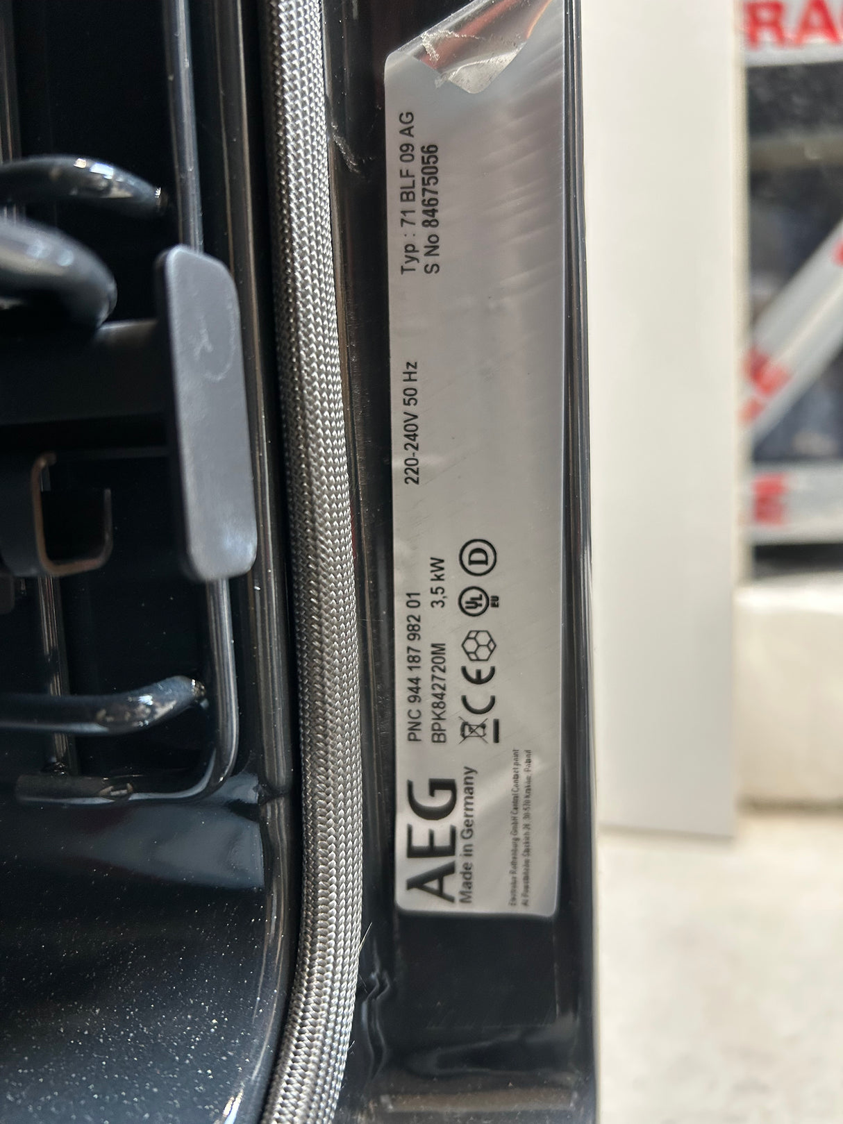 AEG BPK842720M Pyrolytic Single Electric Oven