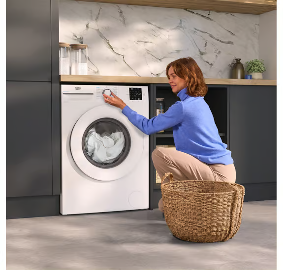Beko B3W31041W Freestanding 10kg 1400rpm Washing Machine with EnergySpin - White