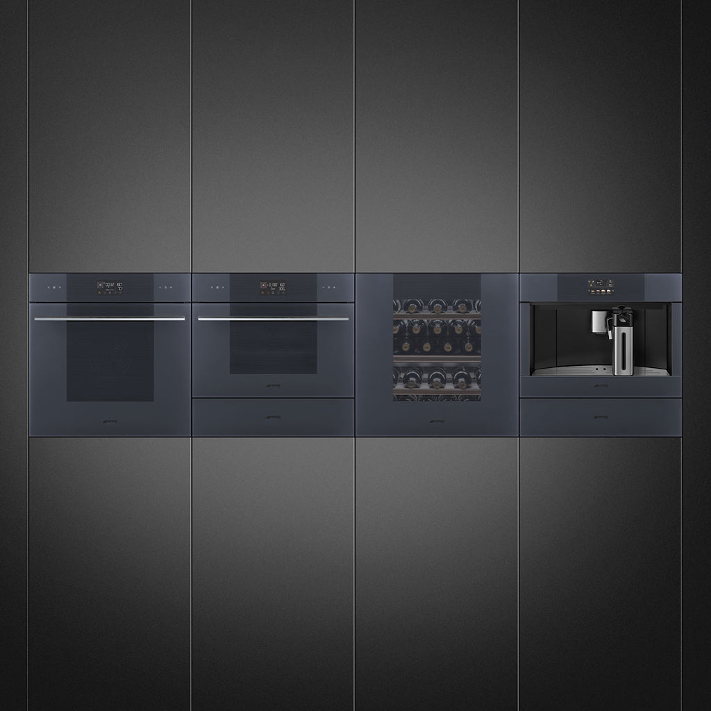 Smeg CMS4104G Integrated 45cm Coffee Maker, Grey