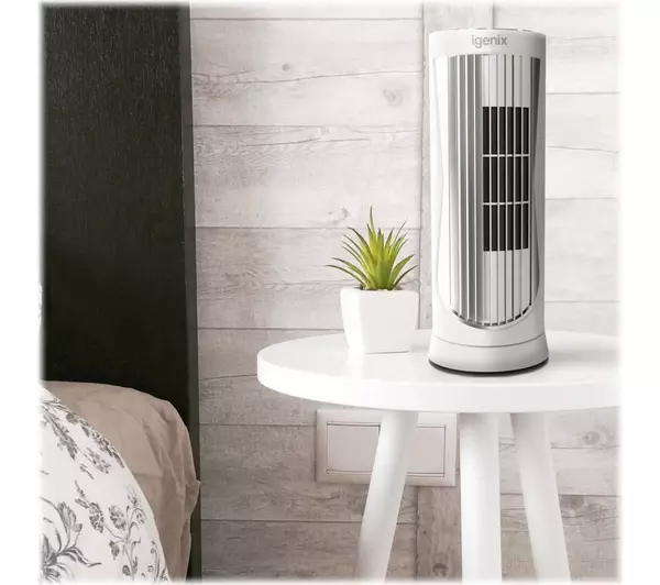 Igenix DF0022WH 12 Inch Digital Mini Tower Fan White