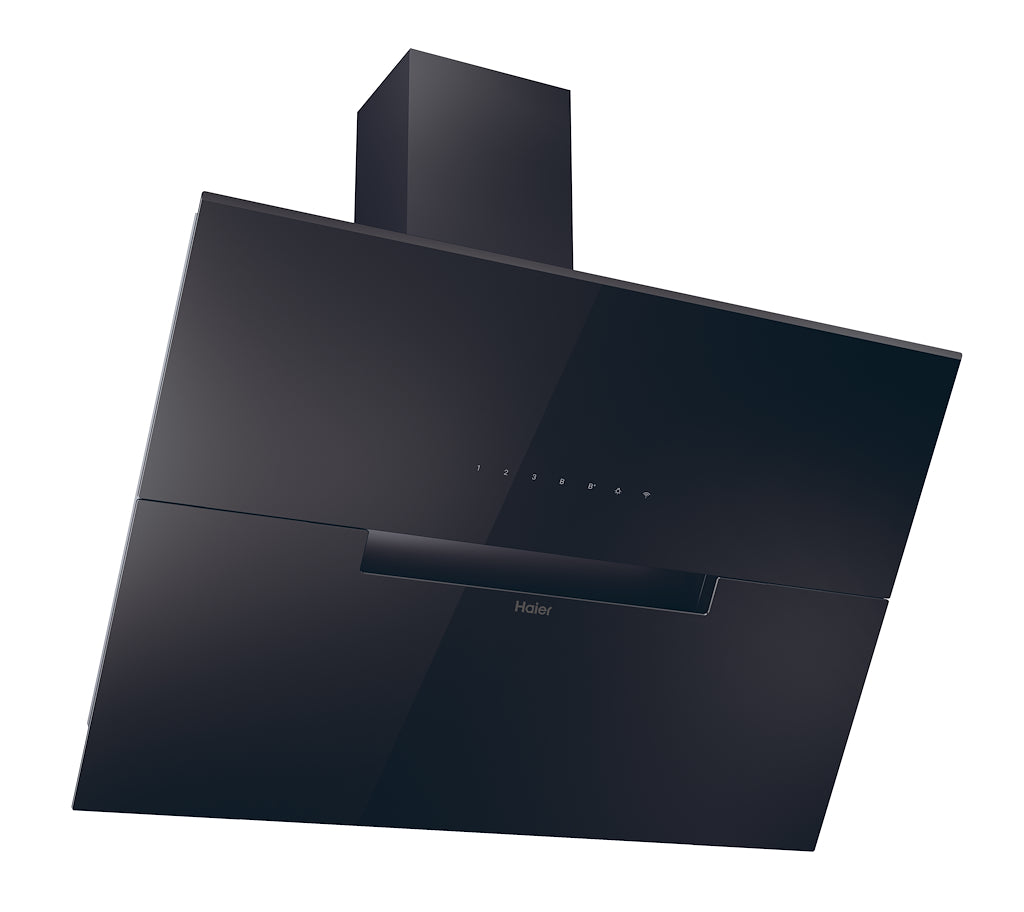 Haier HADG9CBS4BWIFI 90cm Angled Glass WiFi Chimney