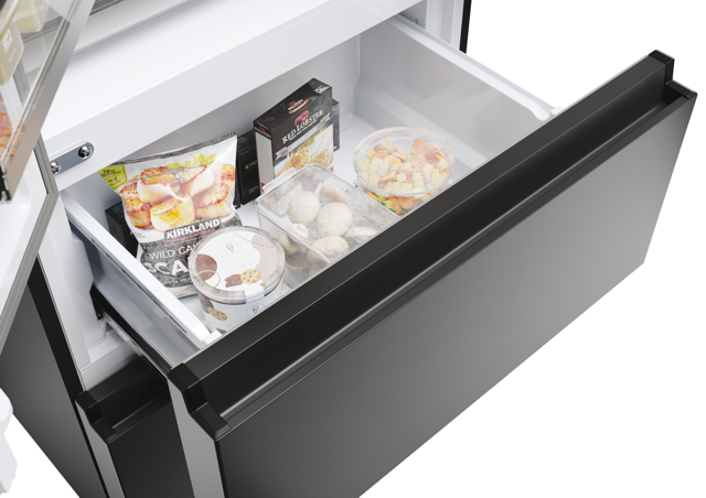 Haier HFR5719EWPB French Door Fridge Freezer - Slate Black - E Rated