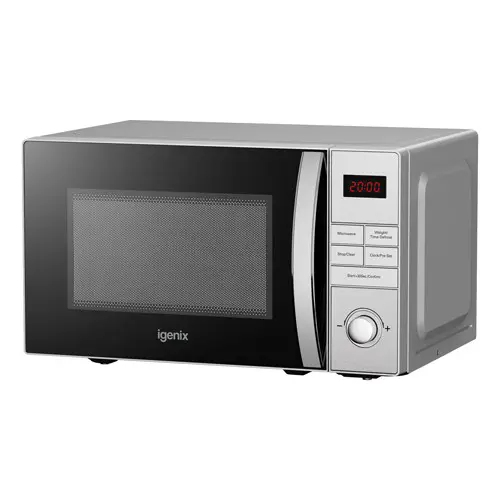 Igenix 800W 20L Stainless Steel Digital Microwave