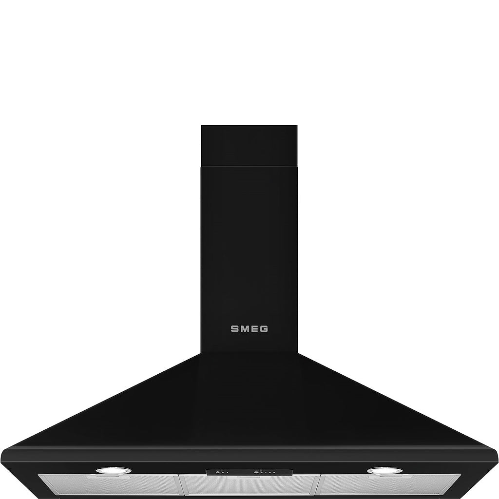 Smeg KSED95NEE 90cm Chimney Hood, Black