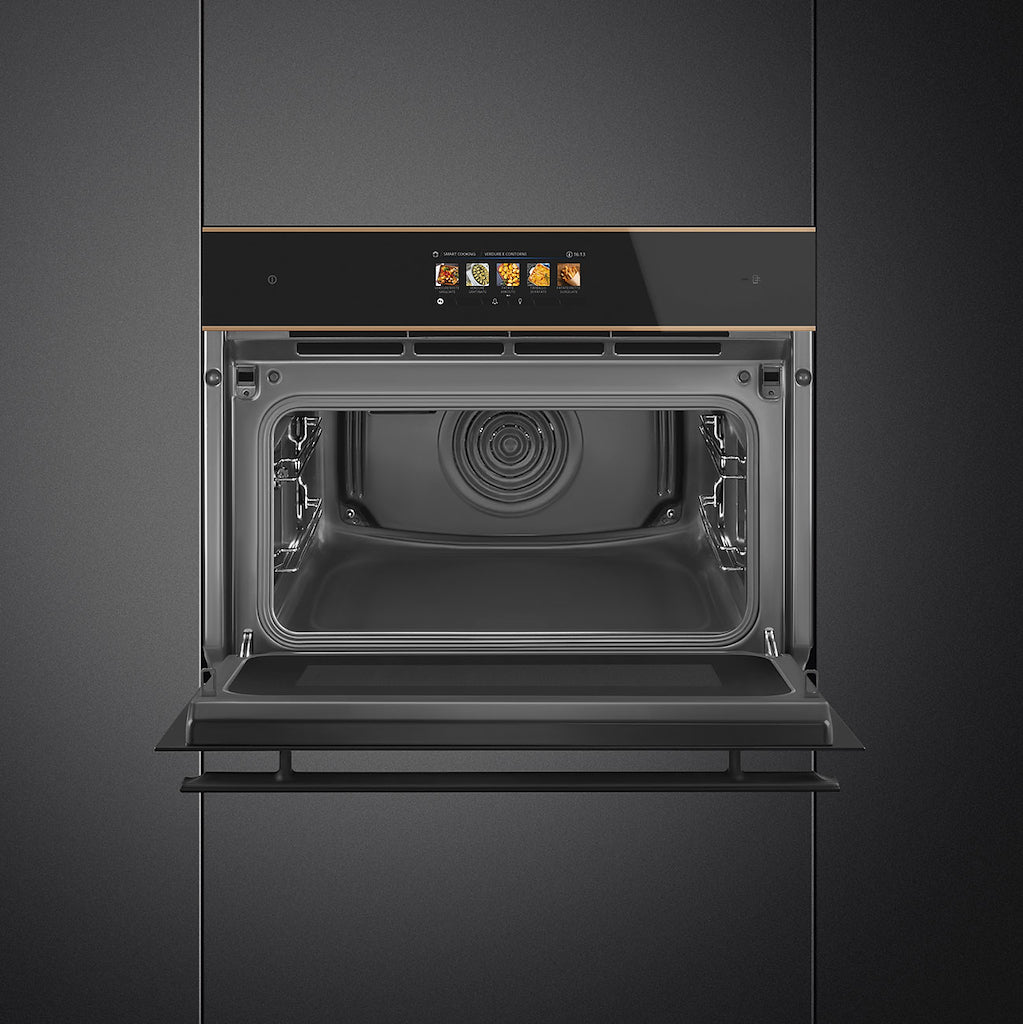 Smeg SO4606WM2PNR 45cm Dolce Stil Novo Speedwave WiFi Combi Microwave