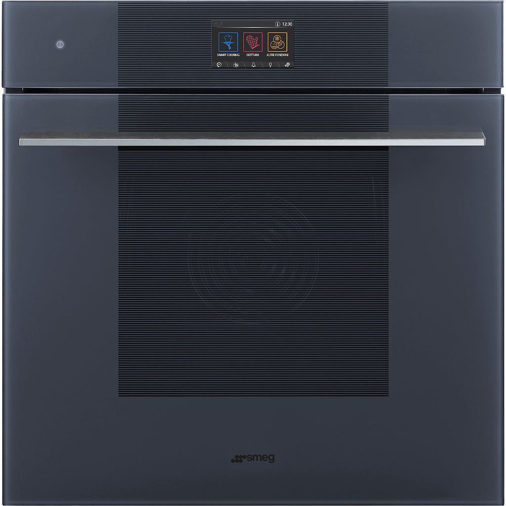 Smeg SO6104APG 60cm Linea Omnichef Single Oven, Neptune Grey