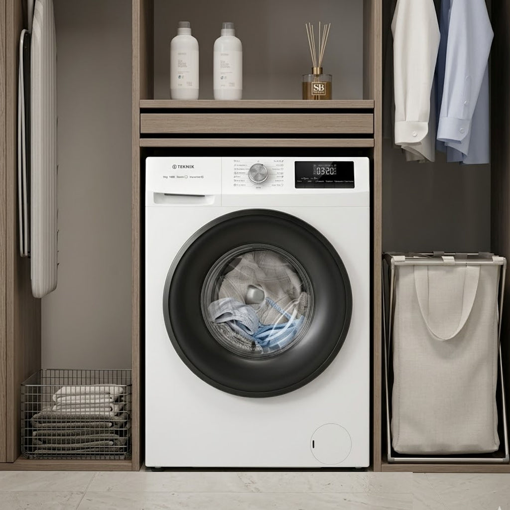 Teknix TK2W714HW 7kg Washing Machine with 1400rpm Spin - White