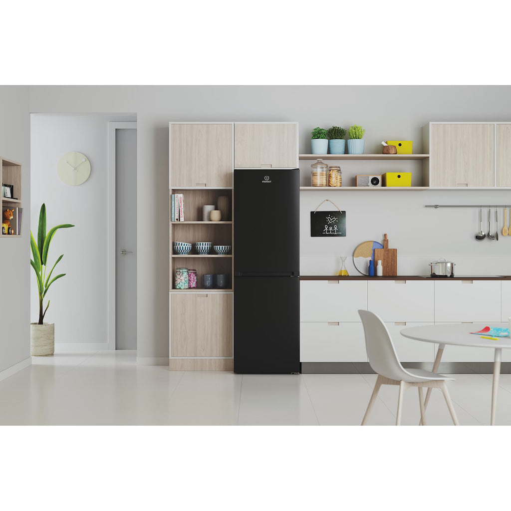 Indesit IBTNF 60182 B UK Freestanding Fridge Freezer - Black