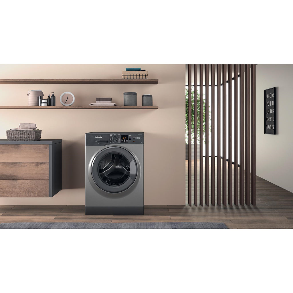 Hotpoint NSWM 944C GG UK N Washing Machine - Graphite