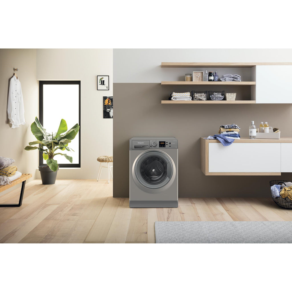 Hotpoint NSWM1045CGGUKN Freestanding Washing Machine