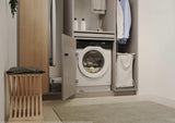 Haier BHA6S696M6D9-80 9/6kg Integrated Washer Dryer with A-30%/D Energy Rating  - White with Black Bezel