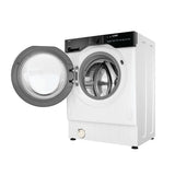 Haier BHA6S69M6D9J-80 9/6kg Integrated Washing Machine with A-30% Energy Rating  - White with Black Bezel