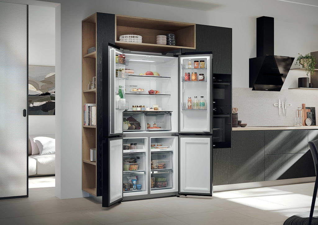 Haier HCR39F19ENPT Four Door French Style Fridge Freezer