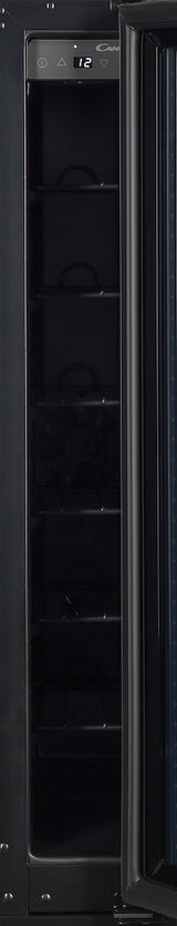 Candy CCVB 15 UK/1 15cm Integrated 7 Bottle Wine Cooler - Black - G Rated