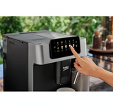 Beko CEG7304X CaffeExperto Bean To Cup Coffee Machine with Integrated Milk Jug - Silver