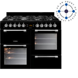 Leisure CK100G232K Cookmaster 100cm Gas Range Cooker - Black