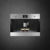 Smeg CMS4303X 45cm Integrated Coffee Machine, Stainless Steel
