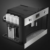 Smeg CMS4303X 45cm Integrated Coffee Machine, Stainless Steel