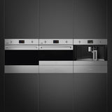 Smeg CMS4303X 45cm Integrated Coffee Machine, Stainless Steel