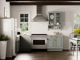 Smeg CPF9GPX 90cm Portofino Dual Fuel Range Cooker, Stainless Steel