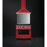 Smeg CPF9IPR 90cm Portofino Electric Range Cooker, Red