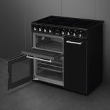 Smeg CX93IMBL 90cm Induction Range Cooker - Black