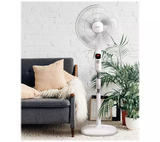 Igenix DF1670 16 Inch Digital Pedestal Fan with Remote Control White