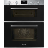 Smeg DUSF400B Built-Under Double Oven - Black