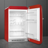 Smeg FAB10HRRD6 Retro Mini Fridge with Ice Box Right Hand Hinge - Red