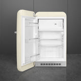 Smeg FAB10LCR6 Retro Mini Fridge Left Hand Hinge - Cream