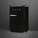 Smeg FAB10RBL6 Retro Mini Fridge Right Hand Hinge - Black