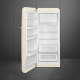 Smeg FAB28LCR6UK Retro Fridge Freezer Left Hand Hinge - Cream