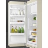Smeg FAB28LCR6UK Retro Fridge Freezer Left Hand Hinge - Cream