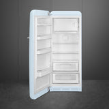 Smeg FAB28LPB6UK Retro Fridge with Icebox Left Hand Hinge - Pastel Blue