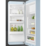 Smeg FAB28LPB6UK Retro Fridge with Icebox Left Hand Hinge - Pastel Blue