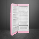 Smeg FAB28LPK6 Retro Fridge Freezer Left Hand Hinge - Pink