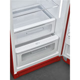 Smeg FAB28RRD6UK Retro Fridge Freezer Right Hand Hinge - Red