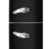 Smeg FAB30LBL6UK Retro Fridge Freezer Left Hand Hinge - Black