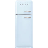 Smeg FAB30LPB6UK Retro Fridge Freezer Left Hand Hinge - Pastel Blue