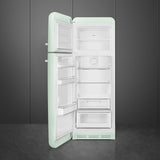 Smeg FAB30LPG6UK Retro Fridge Freezer Left Hand Hinge - Pastel Green