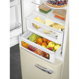 Smeg FAB32LCR6UK Retro Fridge Freezer Left Hand Hinge - Cream