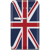 Smeg FAB5RDUJ6 Retro Mini Fridge Right Hand Hinge - Union Jack