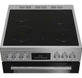 Beko FDC6731S 60cm Double Oven Electric Cooker - Silver