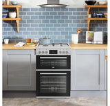 Beko FDG6231CW 60cm Double Oven Gas Cooker - White
