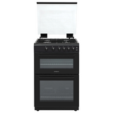 Statesman GDL60B 60cm Gas Double Oven - Black