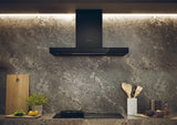 Haier HATS9CBS4B 90cm Chimney Cooker Hood - Black