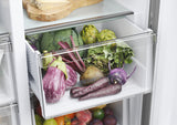 Haier HSR5918DNMP 90cm American Style Side-by-Side Fridge Freezer - Platinum Inox