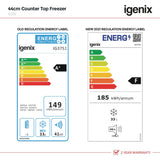 Igenix IG3751 35 Litre 44cm Counter Top Freezer