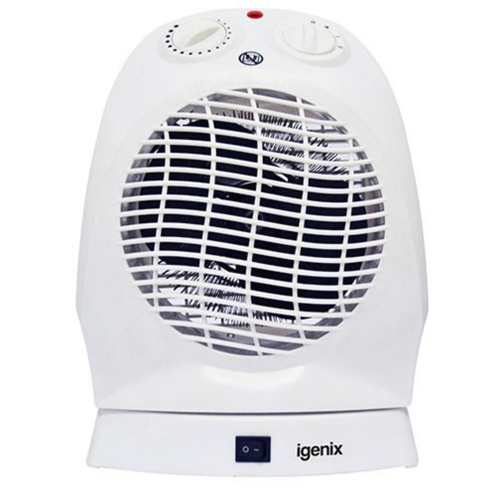 Igenix IG9021 2000W Upright Fan Heater White